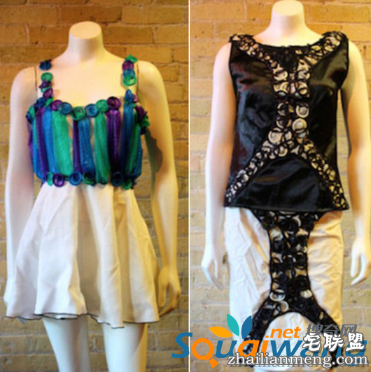 羞羞哒！用套套做的礼服，你敢穿吗？