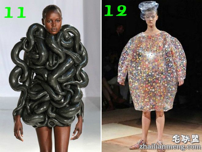 盘点T台上那些奇葩走秀造型 你喜欢哪款？