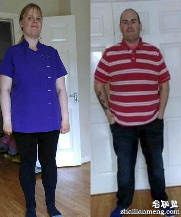 肥胖夫妻3年甩肉300斤