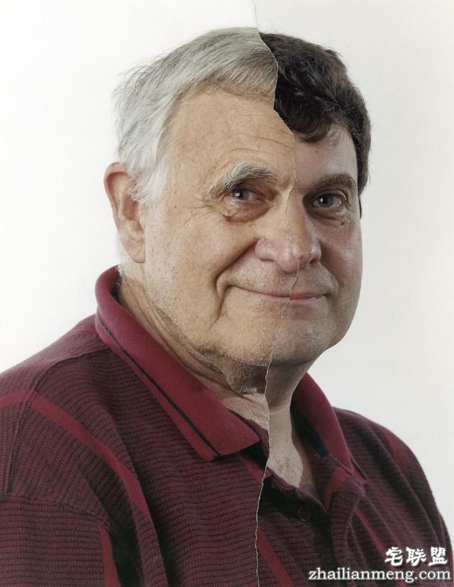 将父母的半张脸与子女的拼凑在一起...基因太强大！