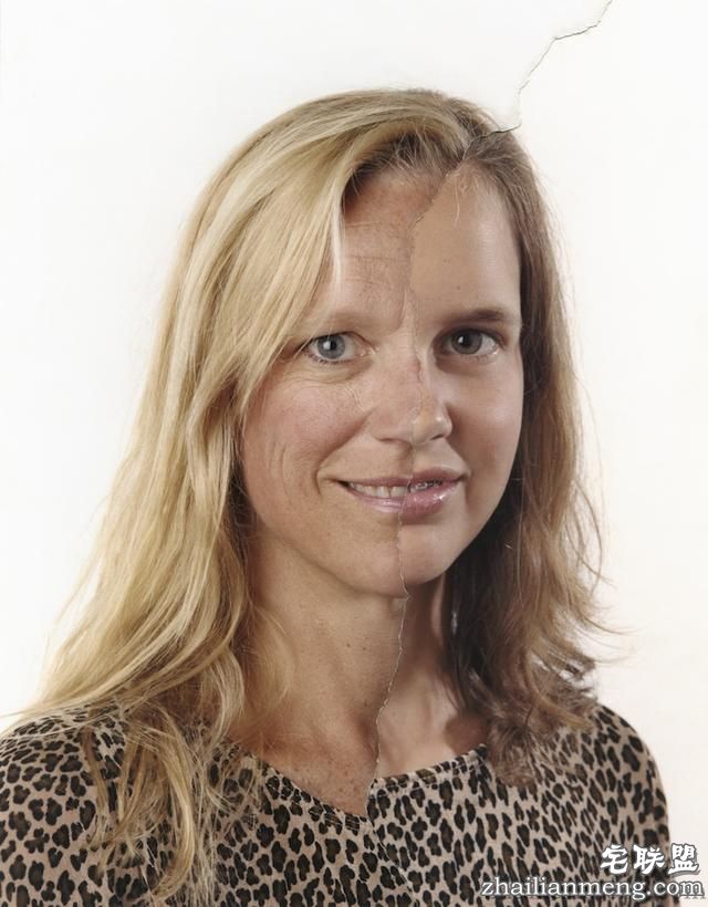 将父母的半张脸与子女的拼凑在一起...基因太强大！