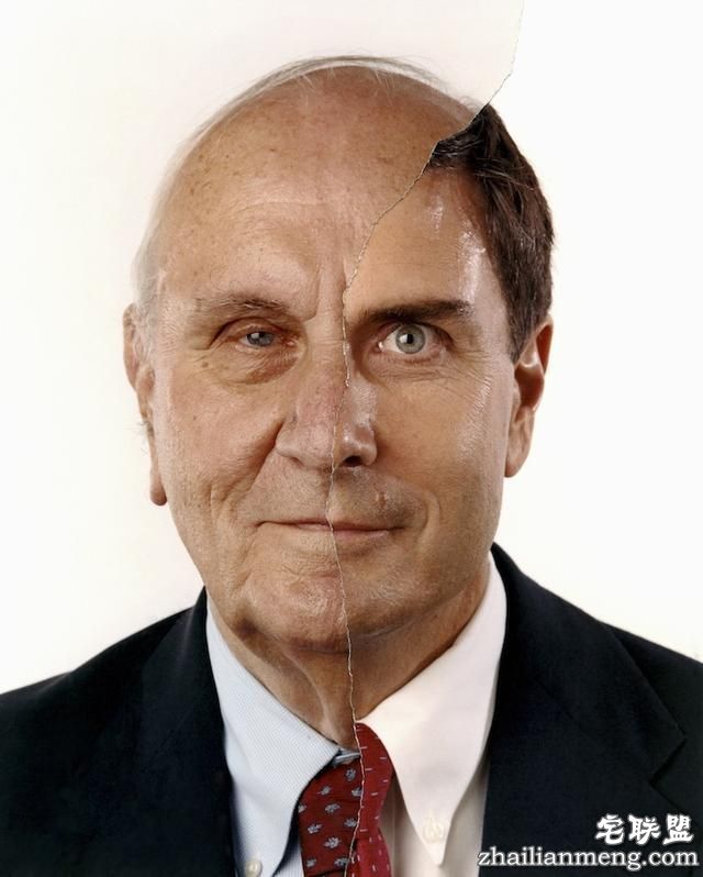 将父母的半张脸与子女的拼凑在一起...基因太强大！