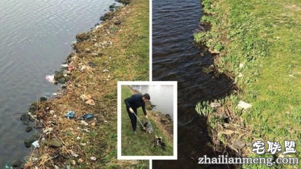 男子每天花30分钟清理河畔垃圾，结局真是让我们想不到啊！