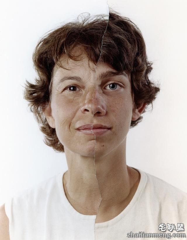 将父母的半张脸与子女的拼凑在一起...基因太强大！