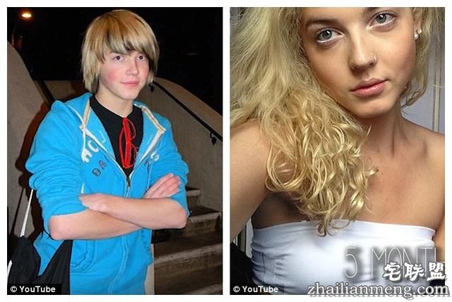 美艳变性人网红晒变性史，可爱男孩竟成性感美女