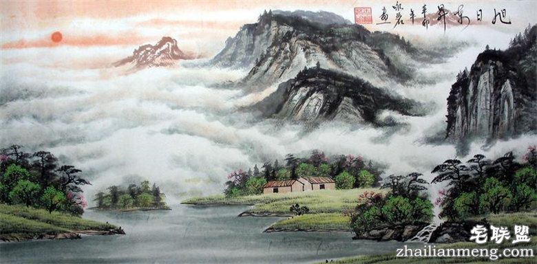 经典中国山水画欣赏 让人有种仙境般的意境(组图)