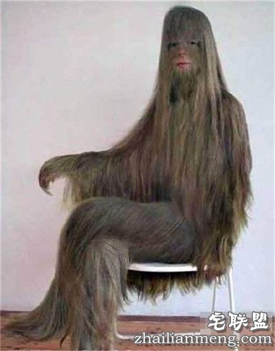 全球上体毛最长的人令人瞠目结舌！
