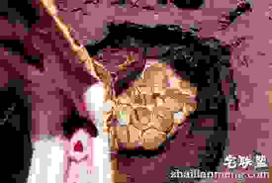 男子在野外看到一奇怪洞穴，没想到进去下一秒被吓傻了