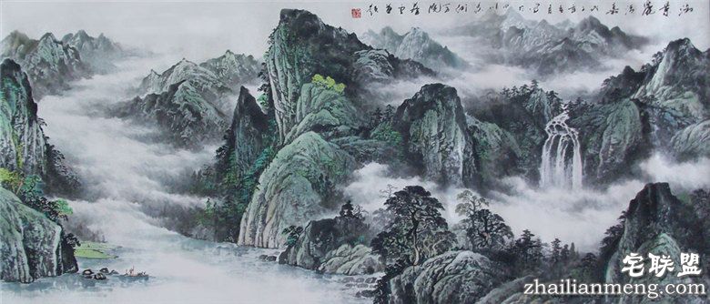 经典中国山水画欣赏 让人有种仙境般的意境(组图)