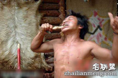 沈阳野人部落,喝生血吃生肉走婚