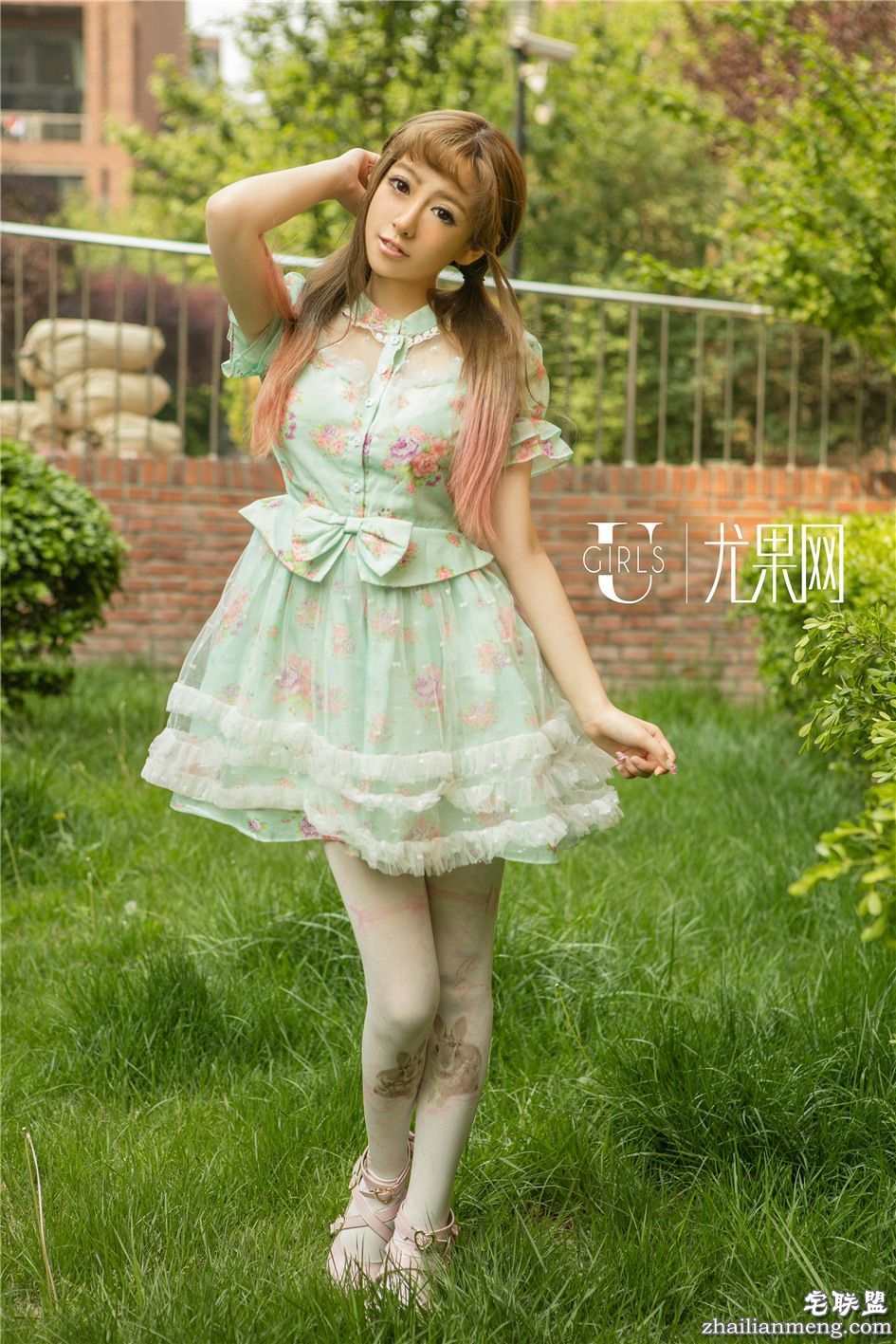 [尤果网] COSPLAY美女梓喵九尾狐制服美艳写真 第310期第4张