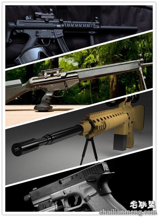 比基尼<a href=https://www.zhailm.com/e/tags/?tagname=%E7%BE%8E%E5%A5%B3 target=_blank class=infotextkey>美女</a>配名枪，这个枪支公司的广告绝了
