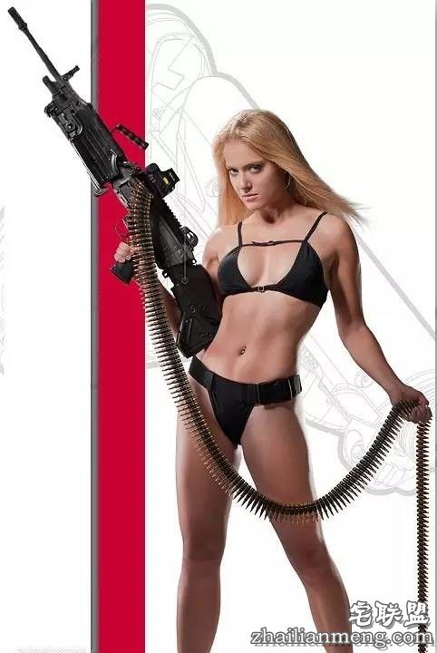 比基尼美女配名枪，这个枪支公司的广告绝了