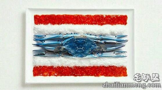 别拦着我我要吃遍整个世界！吃货眼中的各国国旗