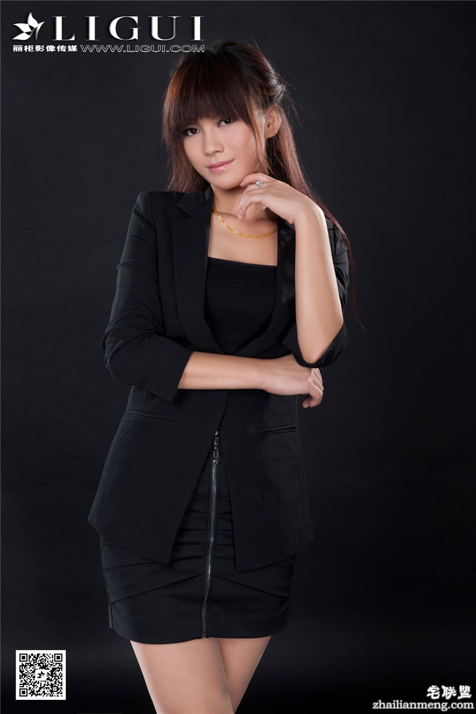 [丽柜] 白领丽人晴晴性感丝足高清室内写真 第255期第4张