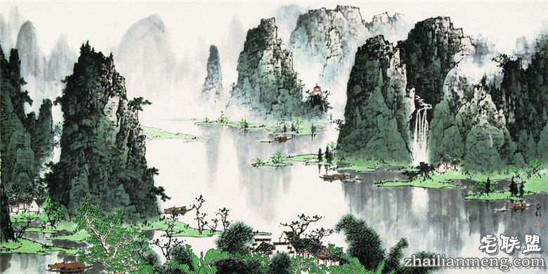 经典中国山水画欣赏 让人有种仙境般的意境(组图)