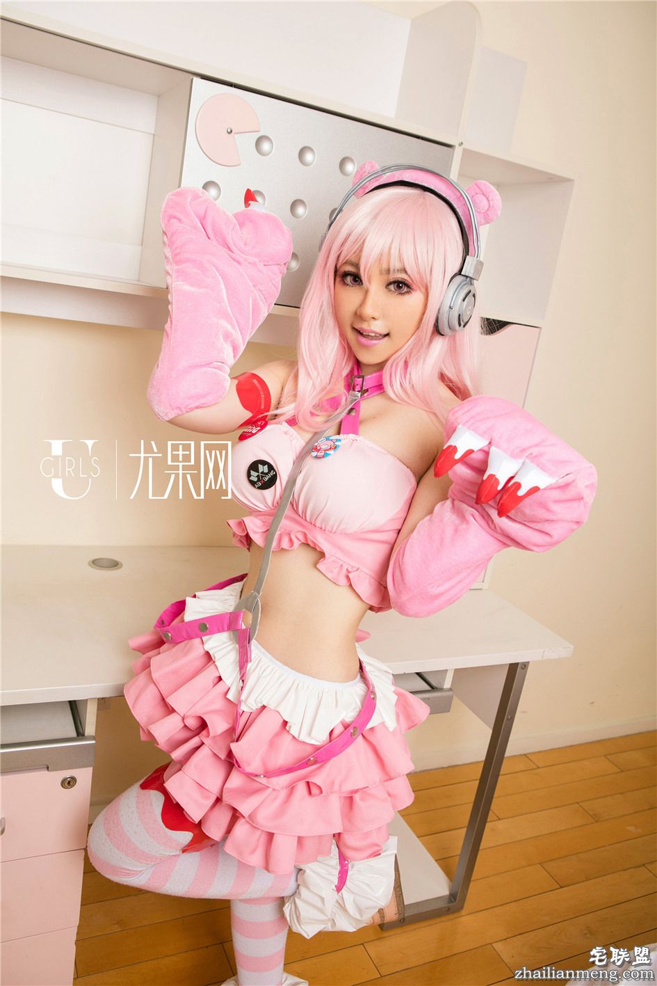 [尤果网] COSPLAY美女梓喵九尾狐制服美艳写真 第310期第5张