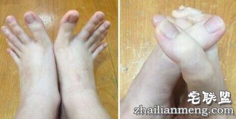女大学生脚趾修长如手指 可以轻松用脚趾写字