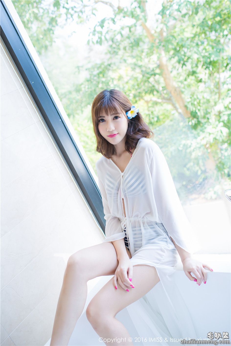 [爱蜜社] 高挑气质美女Sandy陈天扬迷人美腿高清图片 Vol.083第8张