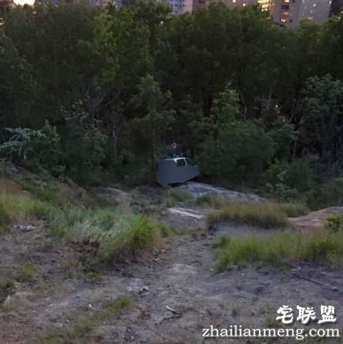 车震不拉手刹后果很严重！瑞典情侣连人带车滚下山