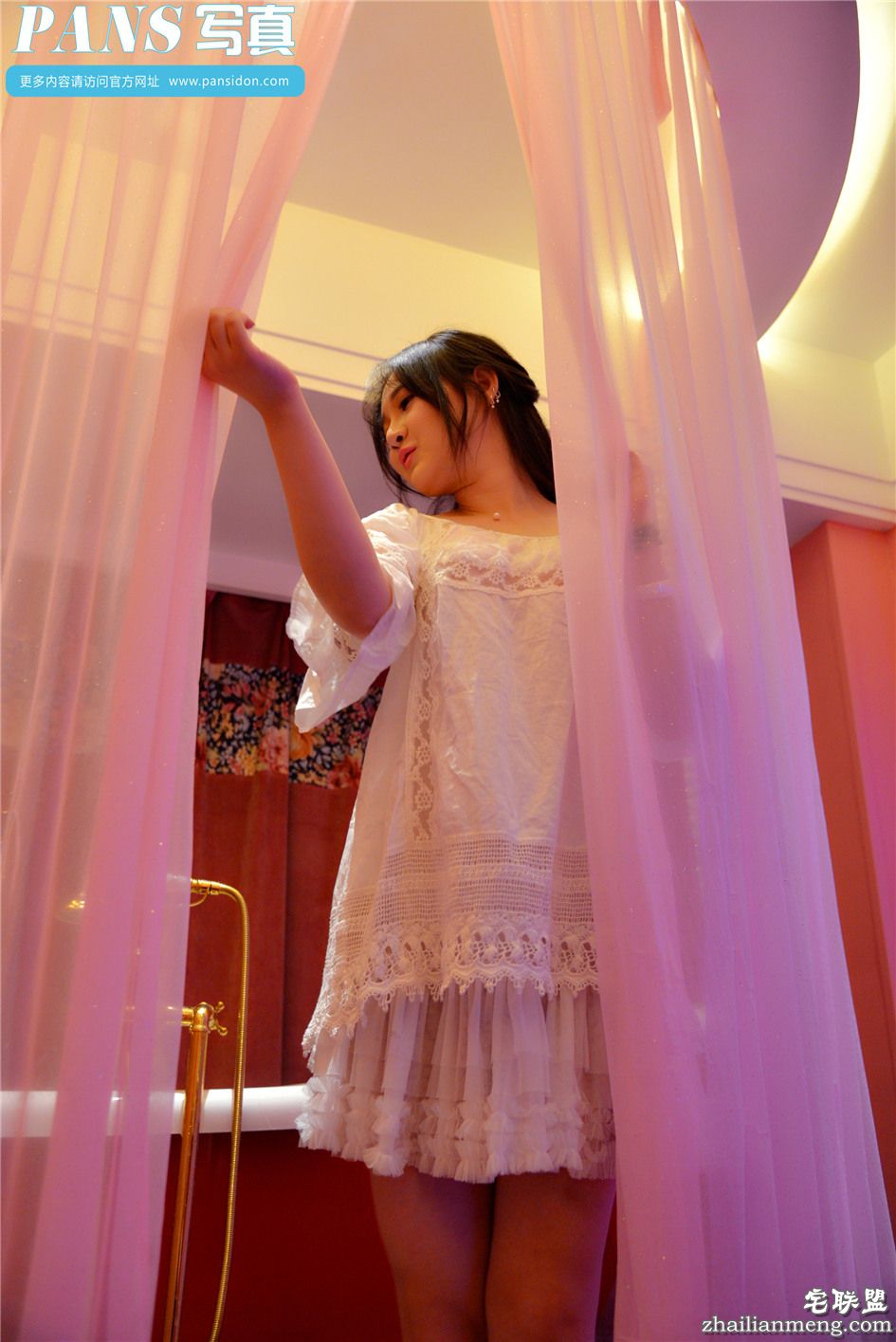 [PANS] 粉嫩美眉水水可爱娃娃裙浴缸个性摄影 第548期第23张