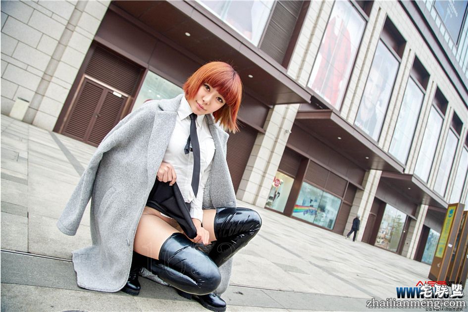 [爱丝] 气质短发美女萱萱恨天高长靴高清图片 第113期第6张