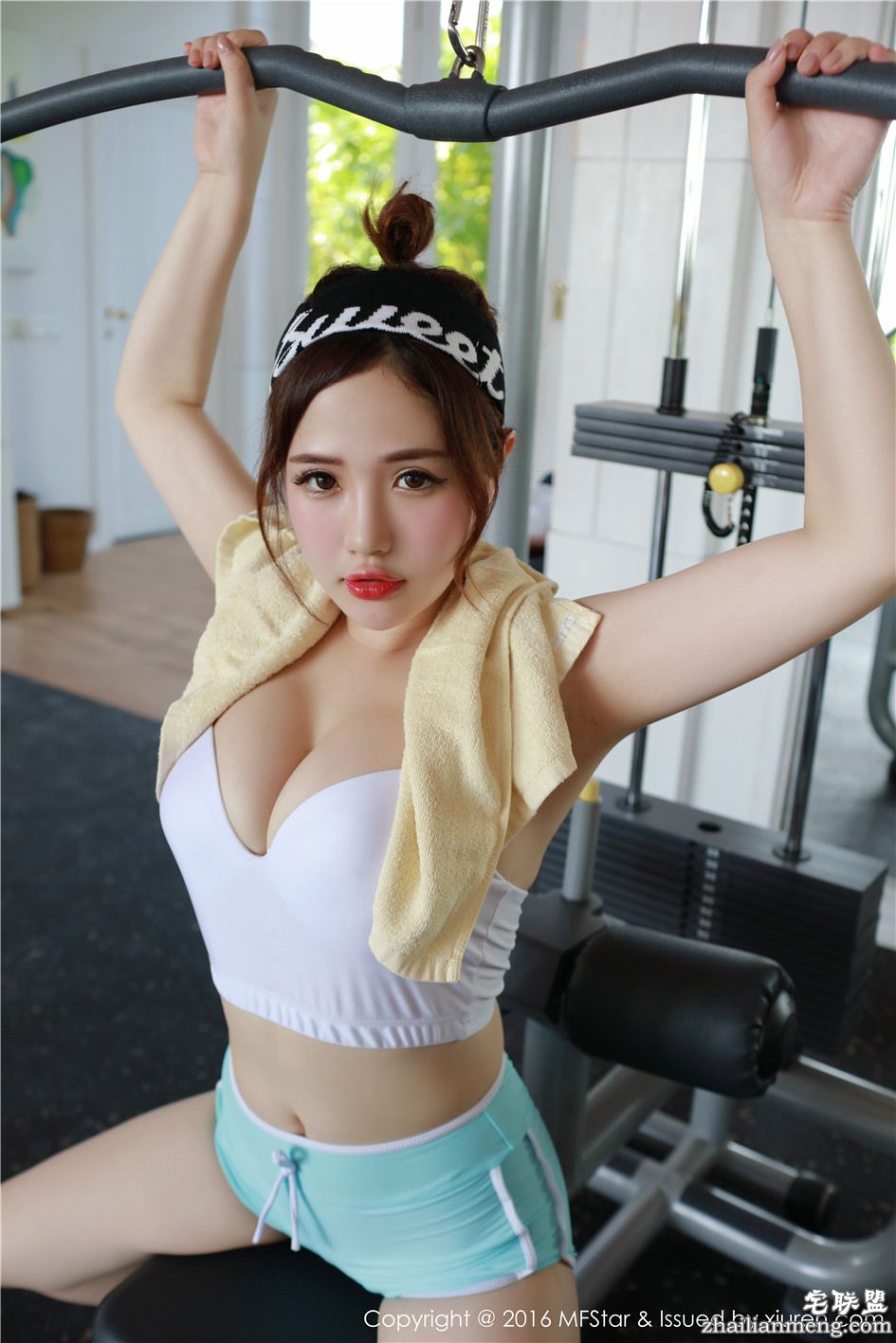 [模范学院] 超可爱的童颜巨乳美女徐cake卡通比基尼海边摄影图片 Vol.056第2张