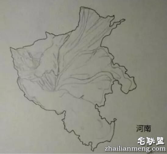 中国地图竟然是一个大美女