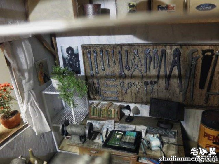 日本男子做出超迷你废墟模型，太不可思议了