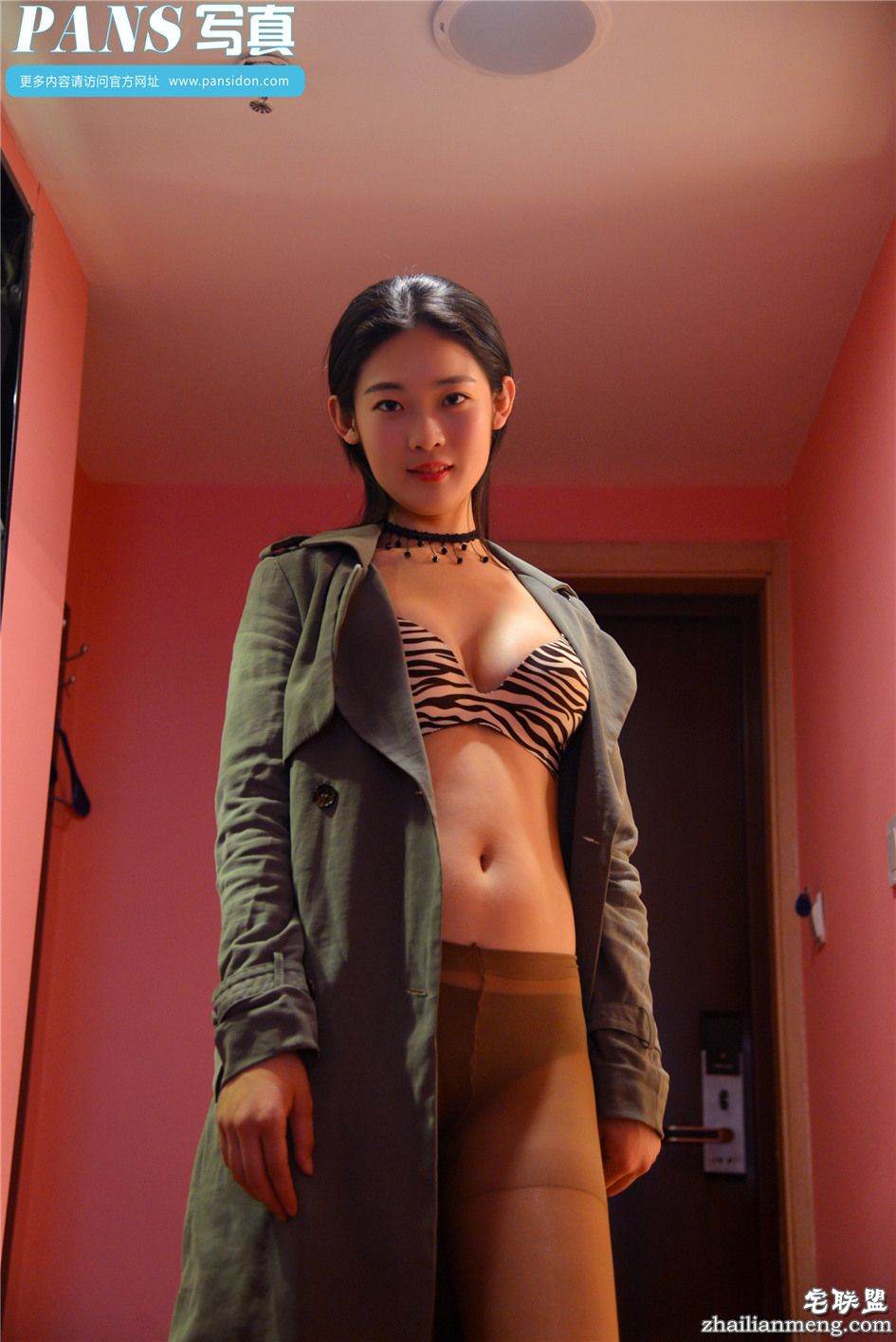 [PANS] 国内丝袜模特冰冰宾馆豹纹内衣秀 第608期第10张
