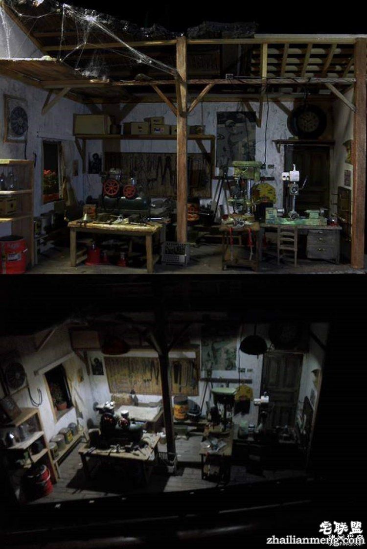 日本男子做出超迷你废墟模型，太不可思议了