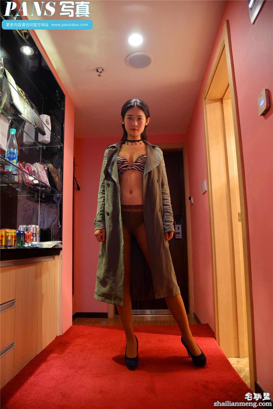 [PANS] 国内丝袜模特冰冰宾馆豹纹内衣秀 第608期第4张