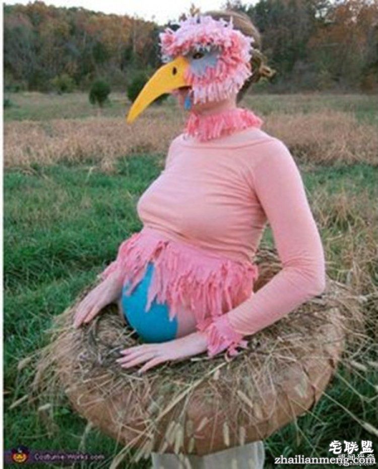 万圣节装扮最大赢家是孕妇妈妈，让你笑到哭吓到哭