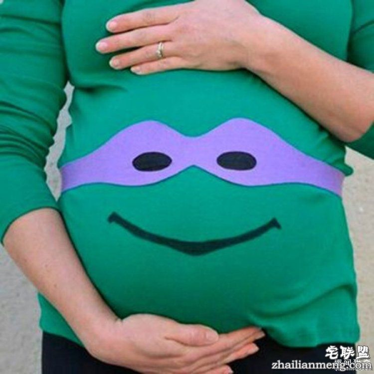 万圣节装扮最大赢家是孕妇妈妈，让你笑到哭吓到哭