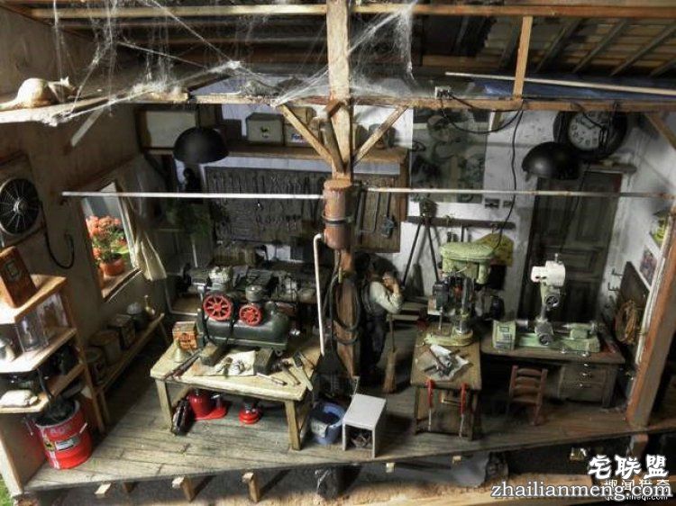 日本男子做出超迷你废墟模型，太不可思议了