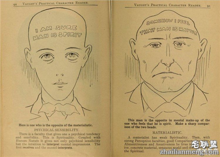 19世纪的女人挑老公要看脑袋的形状