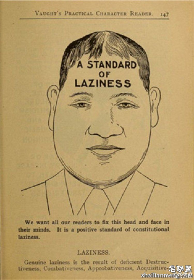 19世纪的女人挑老公要看脑袋的形状