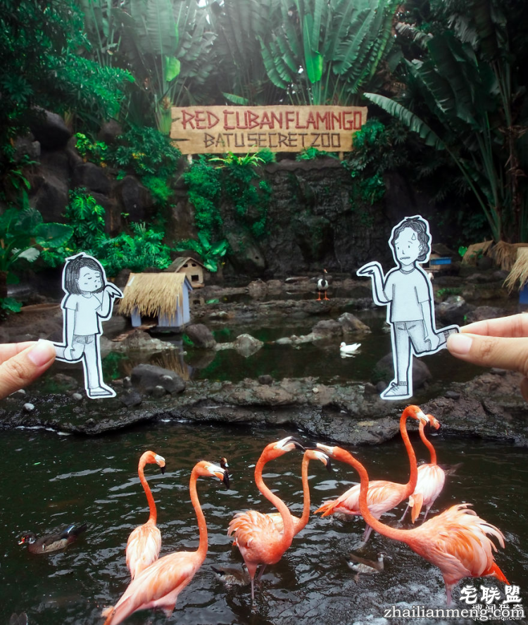 另类旅行照，带着漫画去旅行！