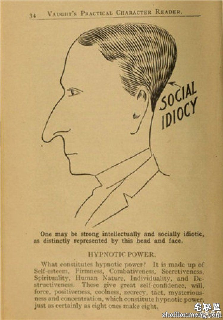 19世纪的女人挑老公要看脑袋的形状