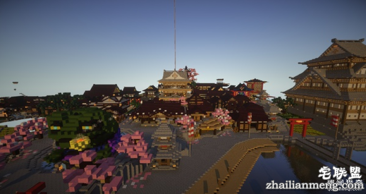 这些动漫里的建筑居然跑到了Minecraft里！