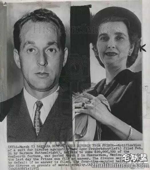 她是上世纪最有钱女人，离婚7次睡遍王子和明星