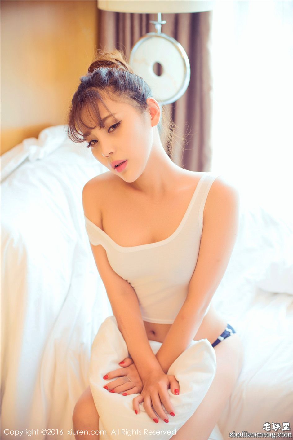 [秀人网] 内衣高跟鞋美女周予然诱人爆乳高清私房照 第569期第7张