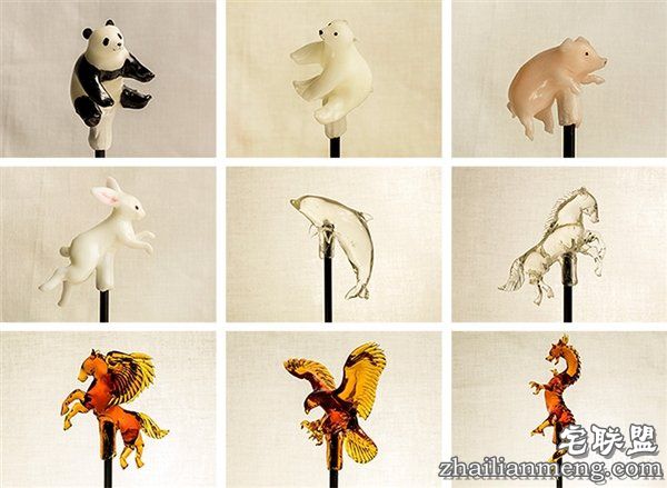 叹服！日本大师雕塑家制作逆天动物棒棒糖：太逼真