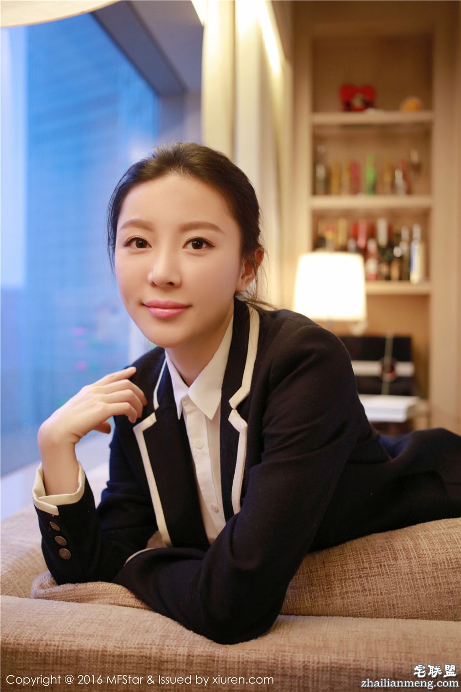 [模范学院] 可爱美乳嫩模慕羽茜酒店写真照 Vol.076第6张