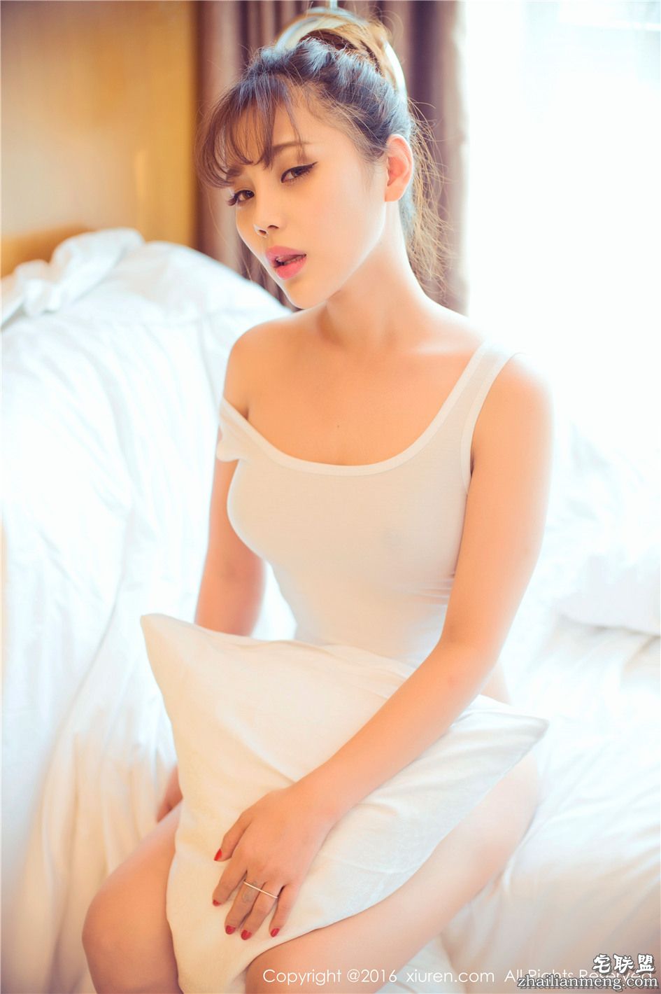 [秀人网] 内衣高跟鞋美女周予然诱人爆乳高清私房照 第569期第6张