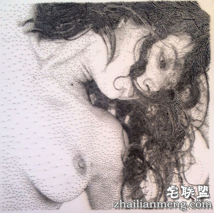 这是用钉子“画画”，看完我就跪了！