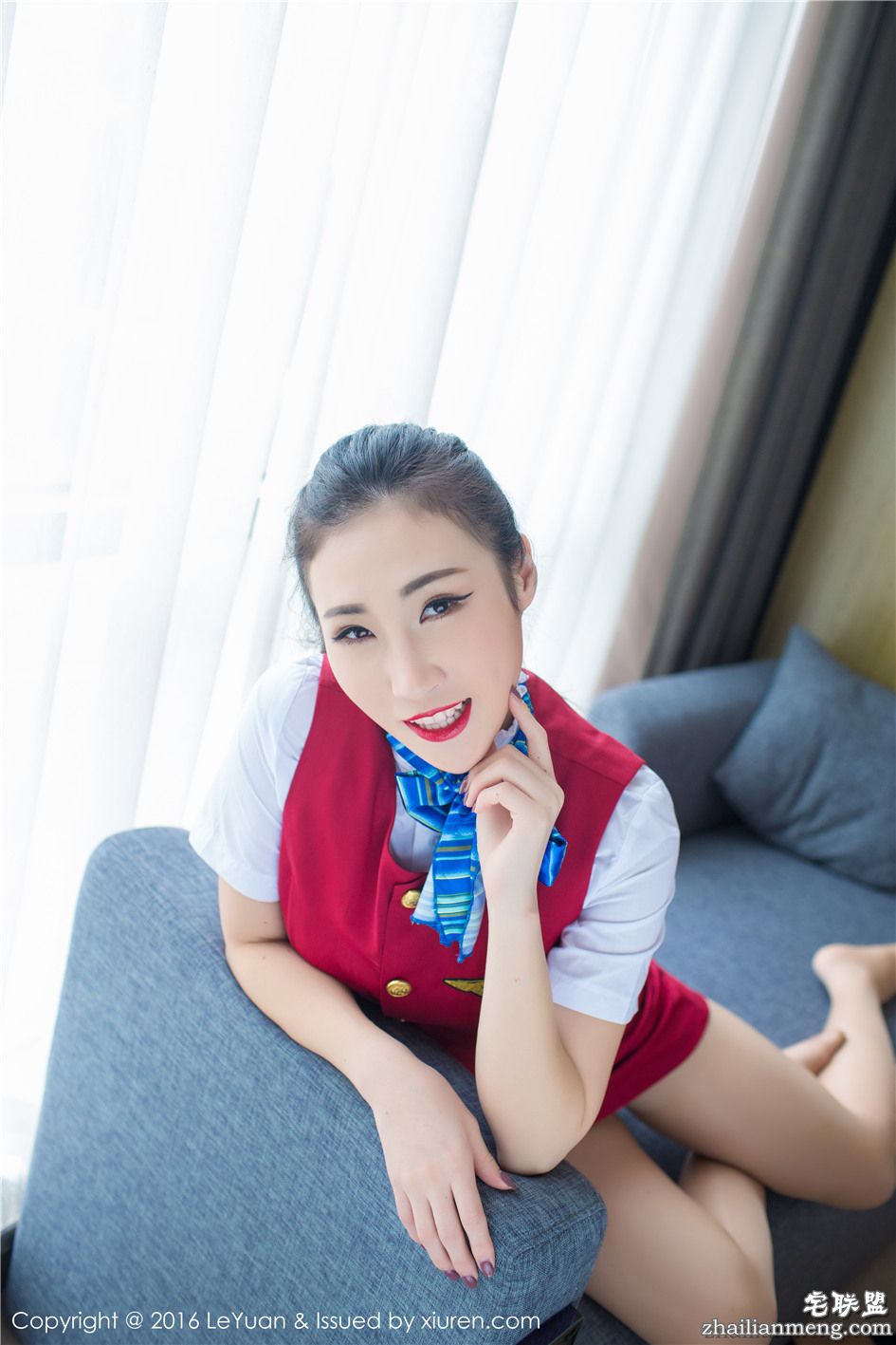 [星乐园] 性感空姐Wendy智秀肉丝袜写真 VOL.021第9张