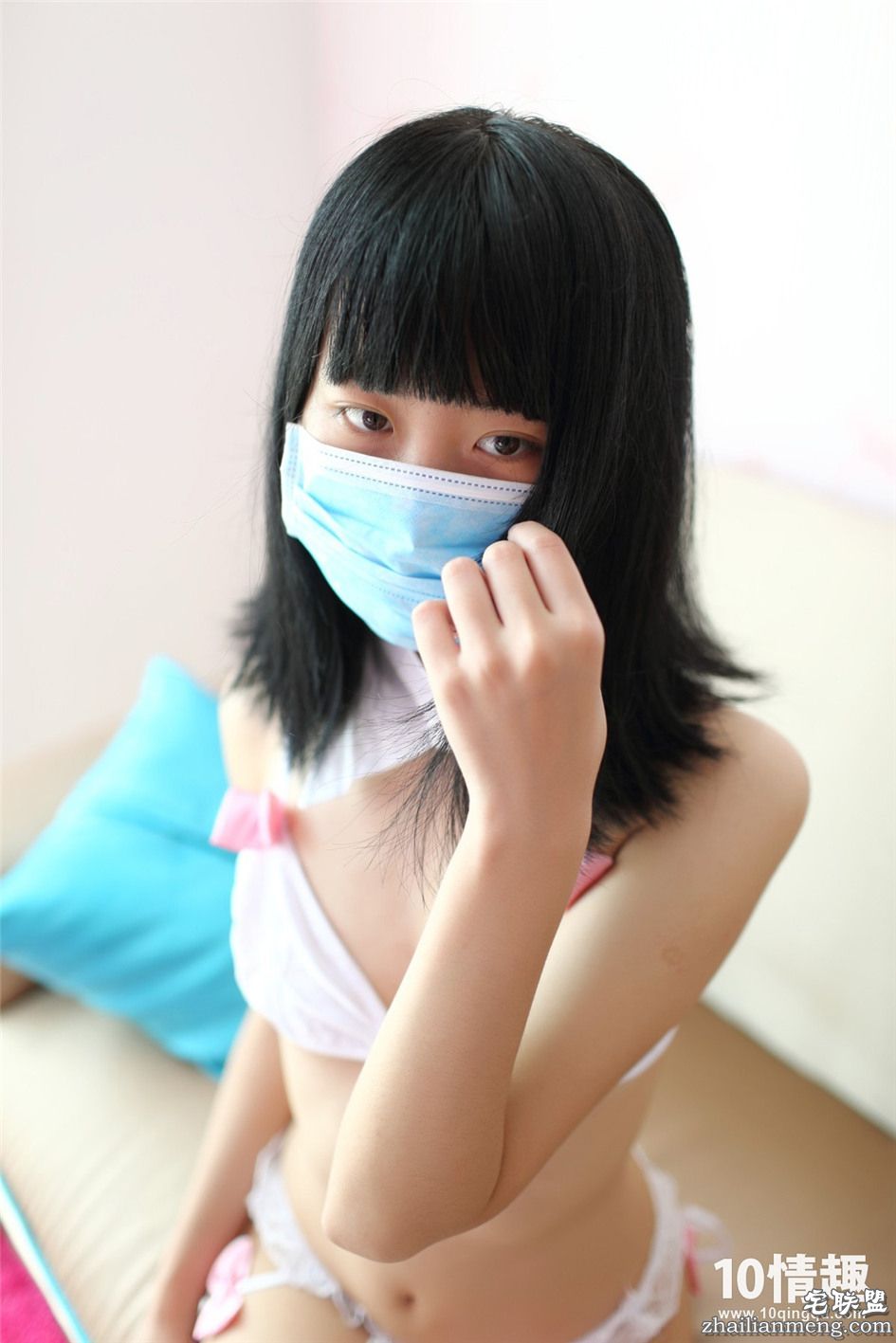 [ROSI写真] 性感白丝少女图片第3张