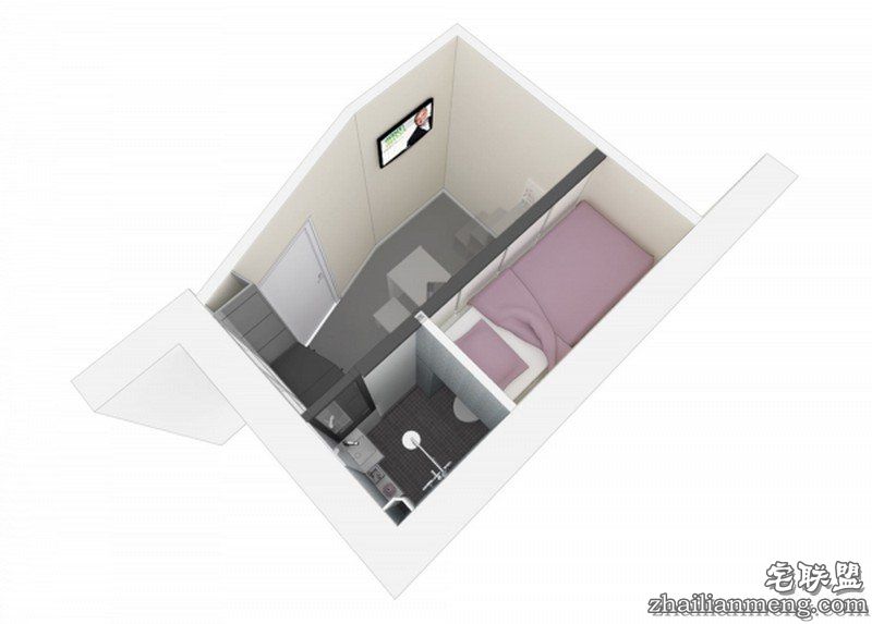 他把「2.42坪超小房子」改造成最强变形「功能爆表时尚公寓」，全部展开后空间大升级!