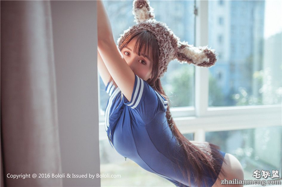 [波萝社] 可爱情趣学生装女生夏美酱图片 VOL.114第3张